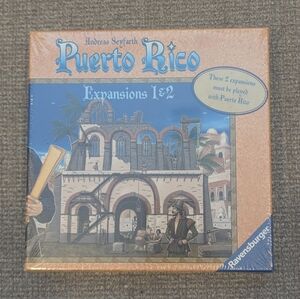 Puerto Rico Board Game Expansions 1 & 2 – Rio Grande Games Sealed NIB